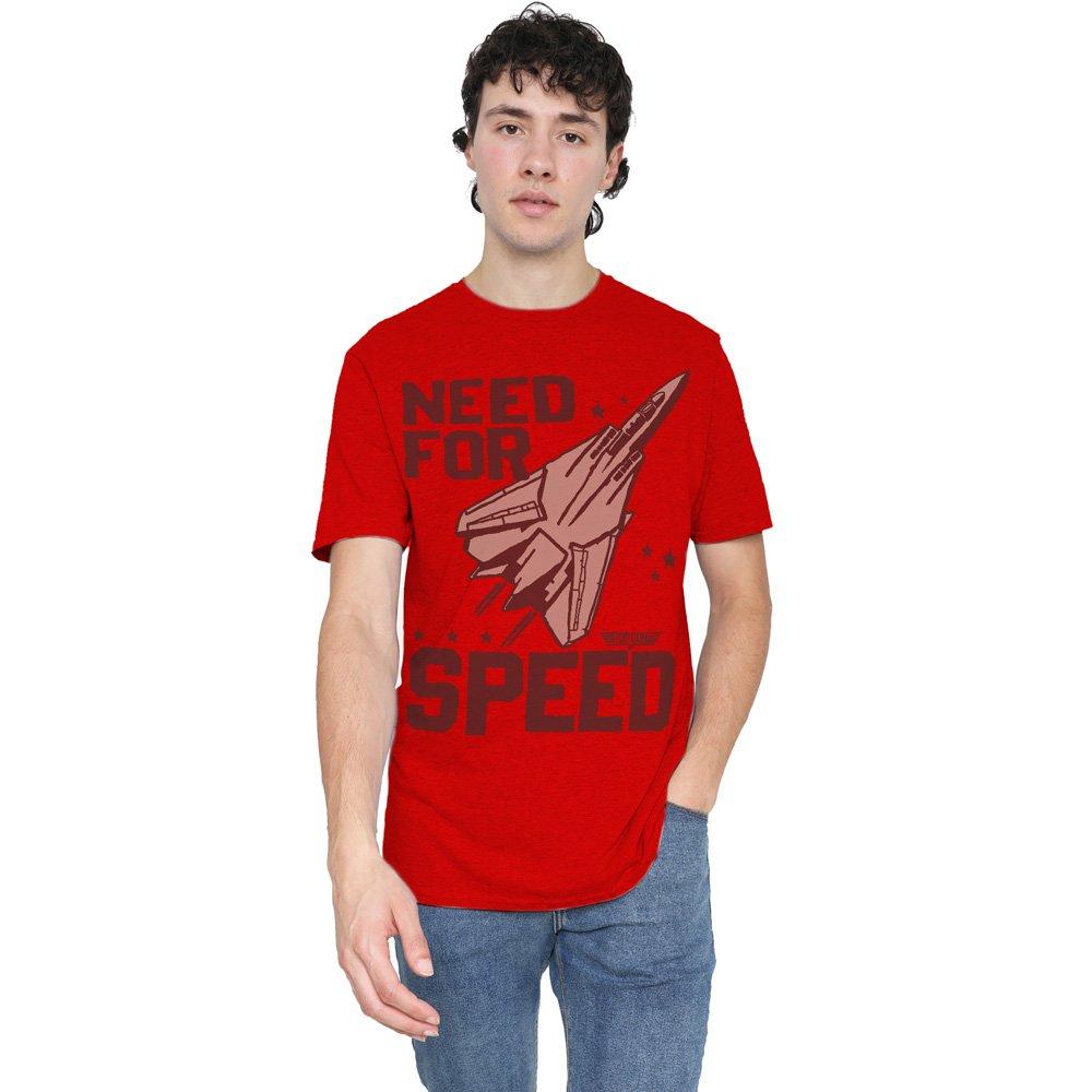 Red - Top Gun - Top Gun The Maverick-Uk Heather-Red - 1