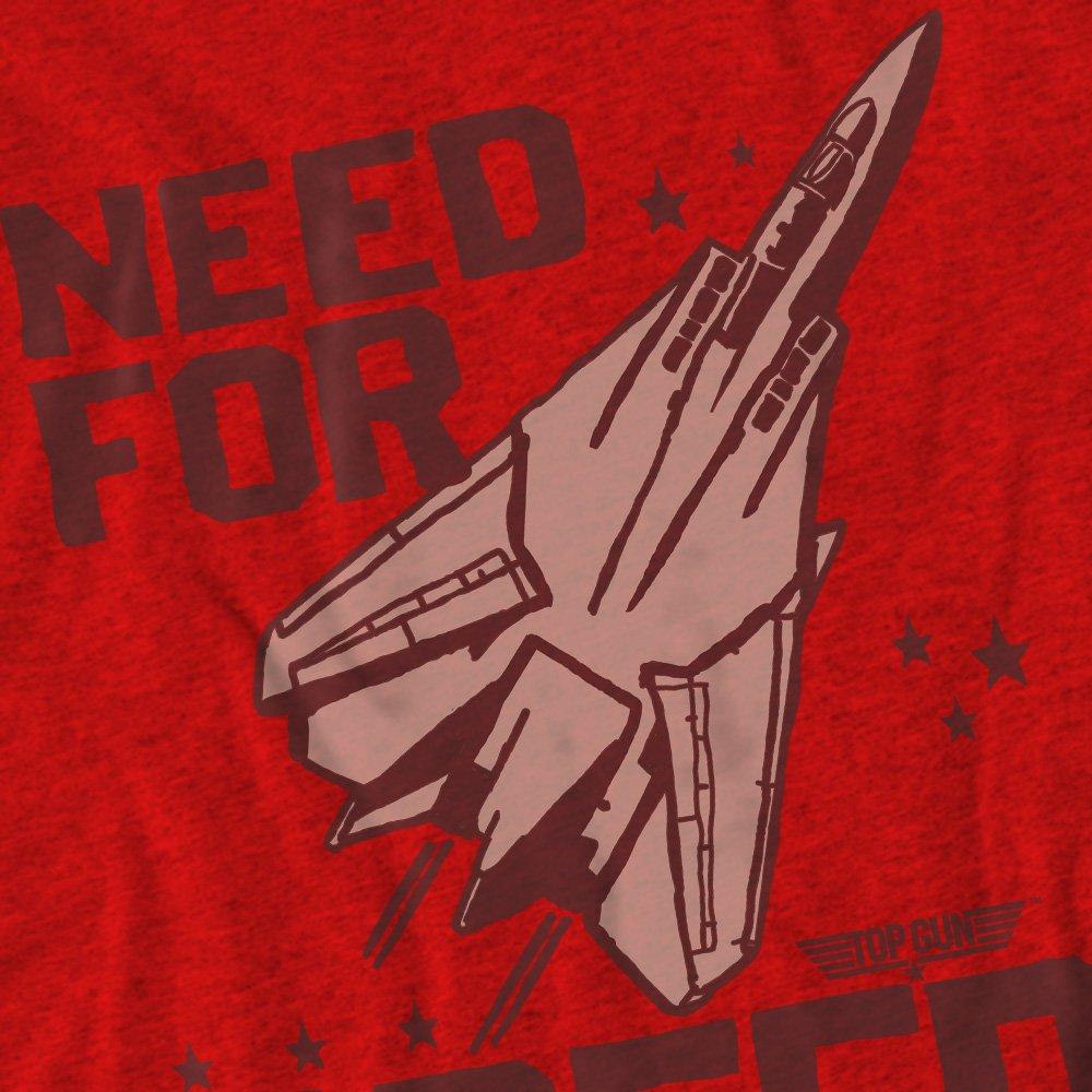 Red - Top Gun - Top Gun The Maverick-Uk Heather-Red - 2