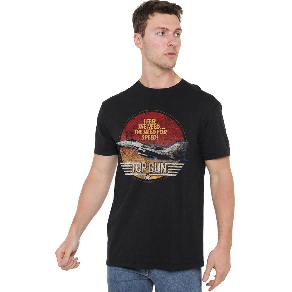 Black - Top Gun - Top Gun Fighter Unisex Adult T Shirt Black - 1
