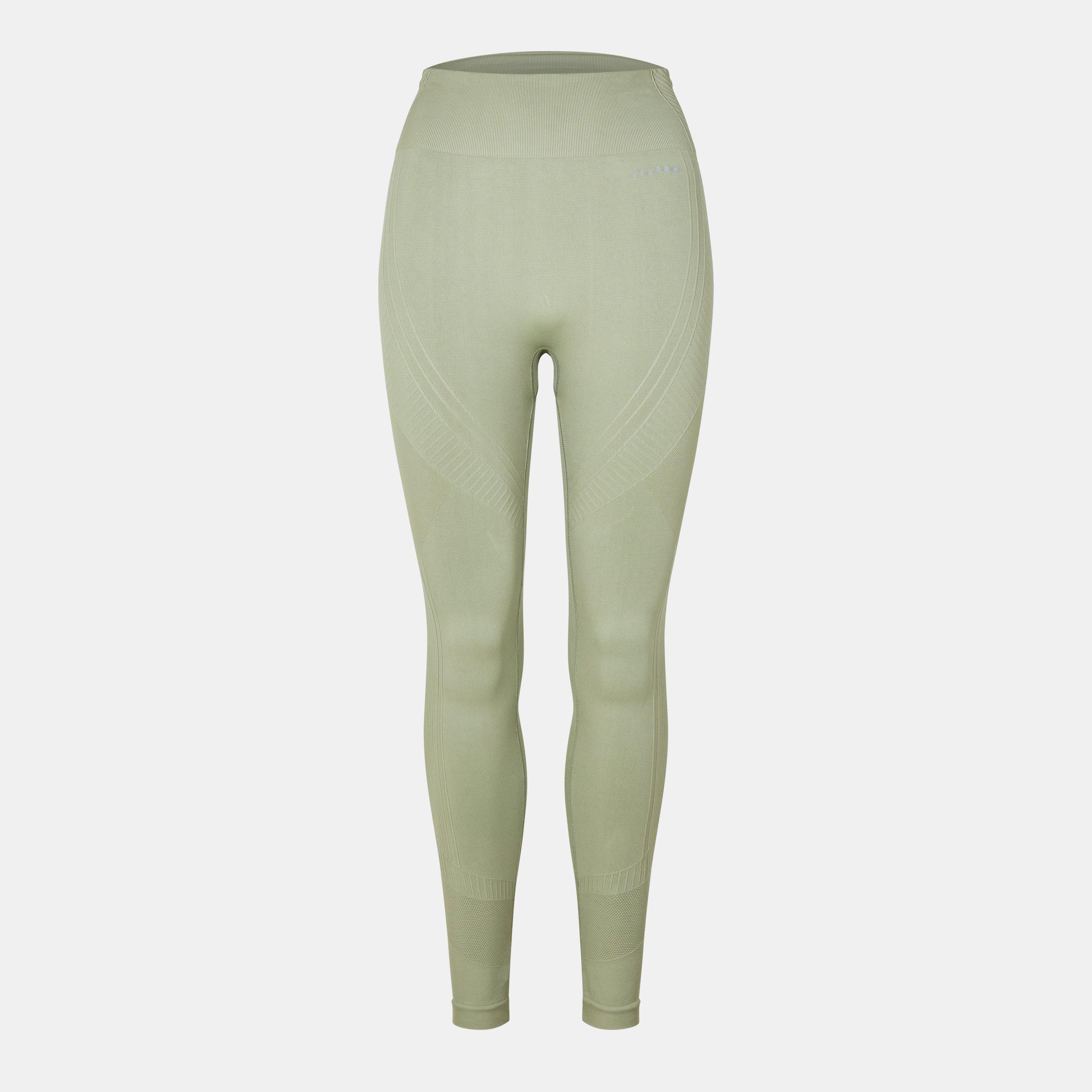 Usa Pro Women's Core High Rise Seamless Tights - Tea - 10 (38)