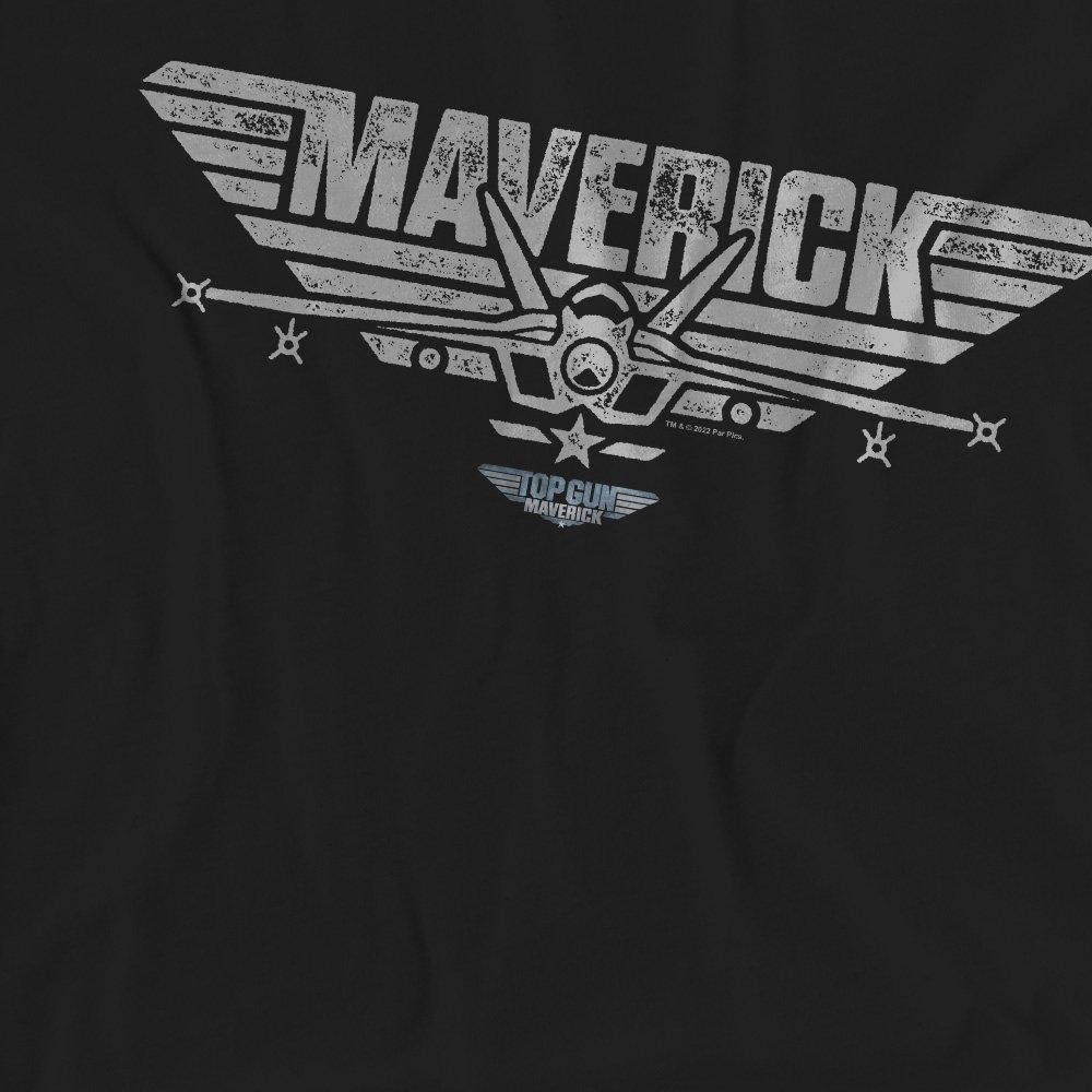 Black - Top Gun - Top Gun: Maverick Maverick Plane Logo T-Shirt Bla - 2