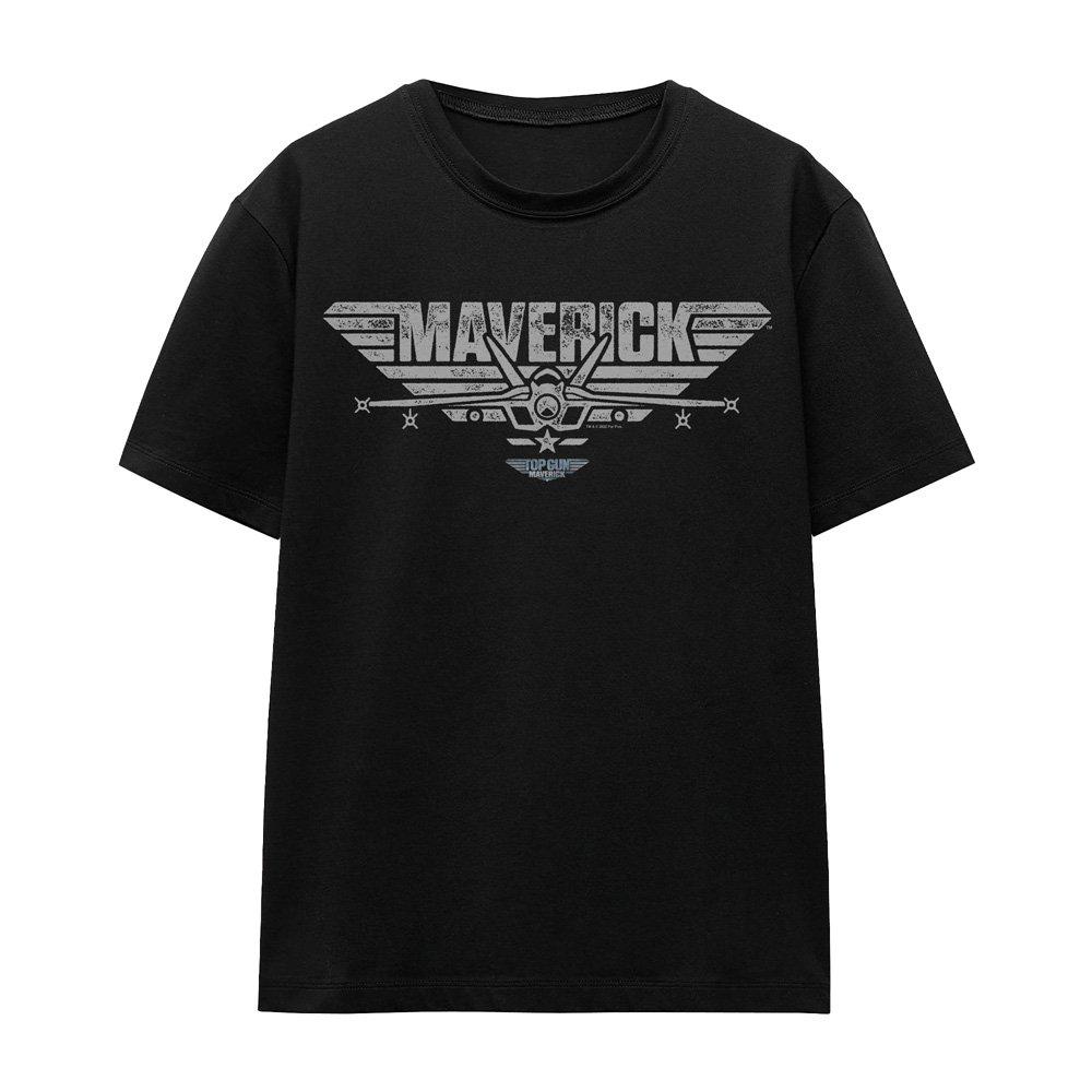 Black - Top Gun - Top Gun: Maverick Maverick Plane Logo T-Shirt Bla - 4