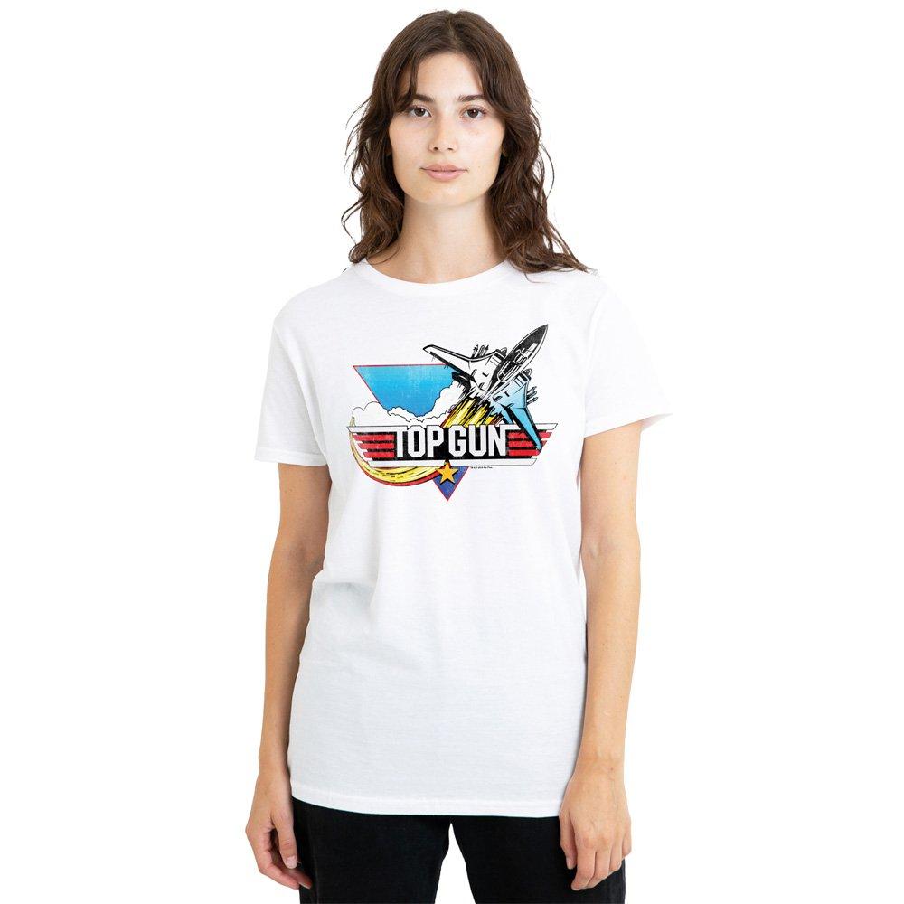 White - Top Gun - Top Gun Jet Swoop Logo T-Shirt White - 1