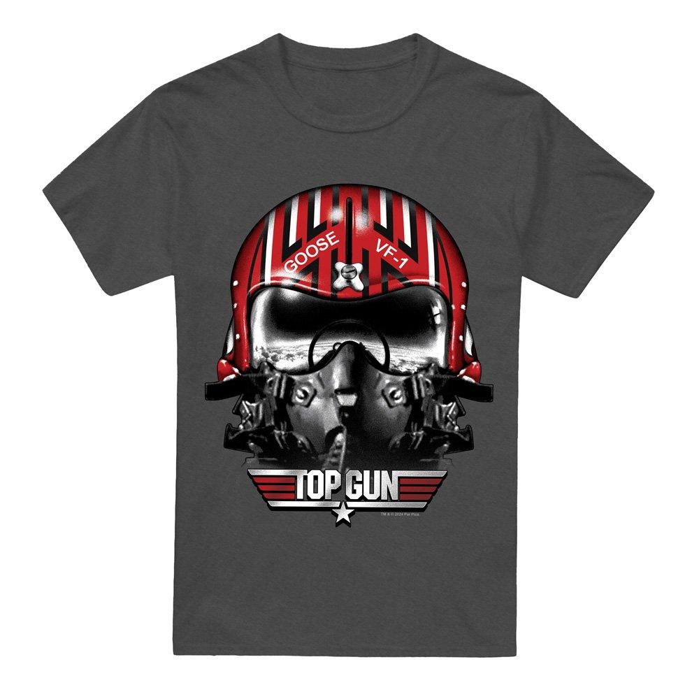 Charcoal - Top Gun - Top Gun Goose Helmet Adult Heather  Charcoal - 4