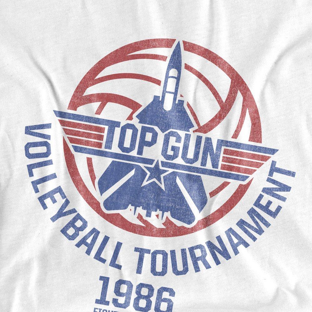 White - Top Gun - Top Gun Volleyball Tournament Ladies T Shirt Whit - 2