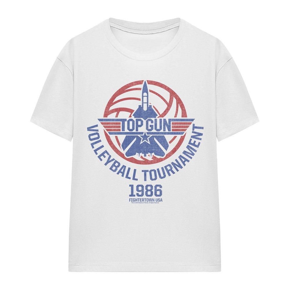 White - Top Gun - Top Gun Volleyball Tournament Ladies T Shirt Whit - 4