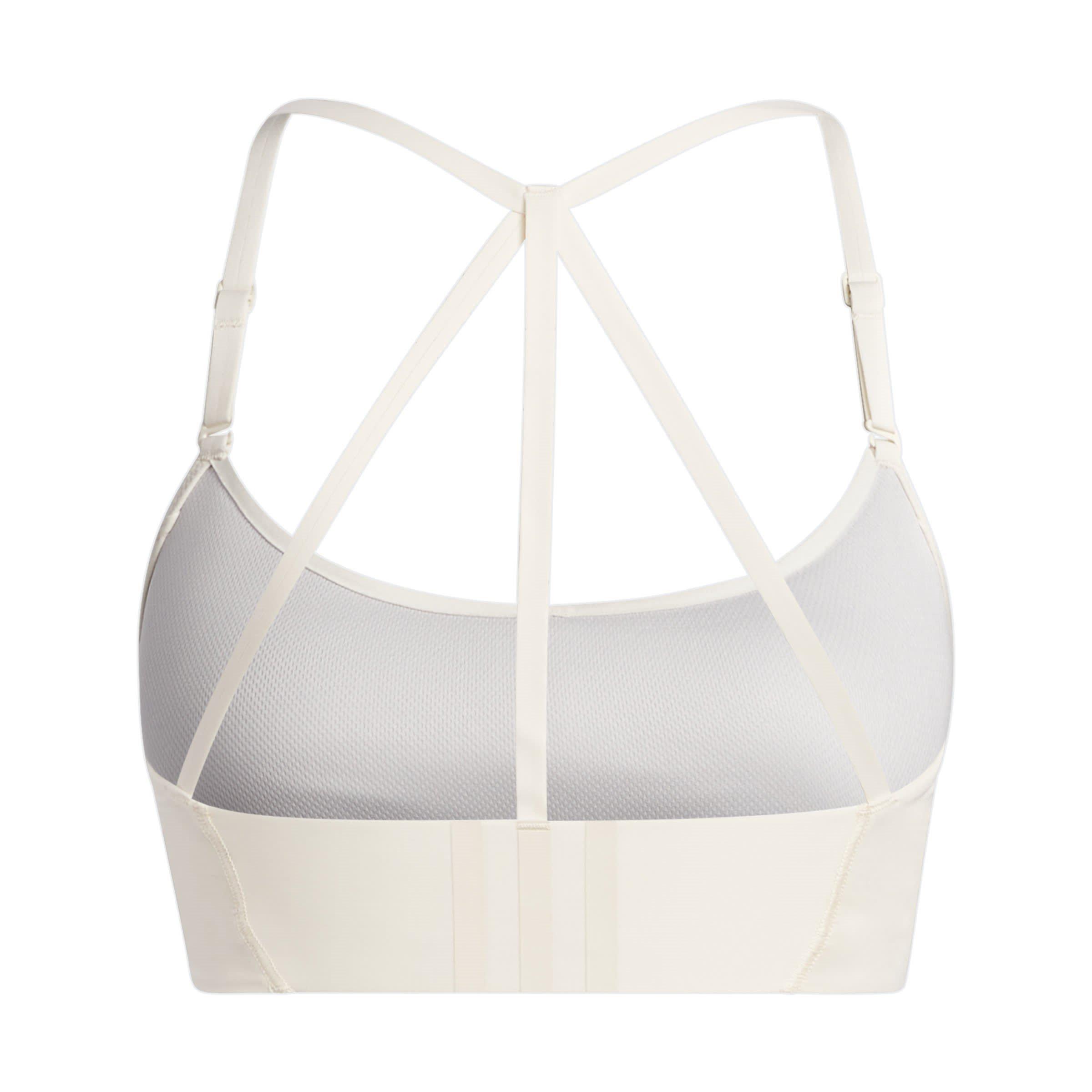 Hvid - adidas - Women's Yoga Low Impact Sports Bra - 2