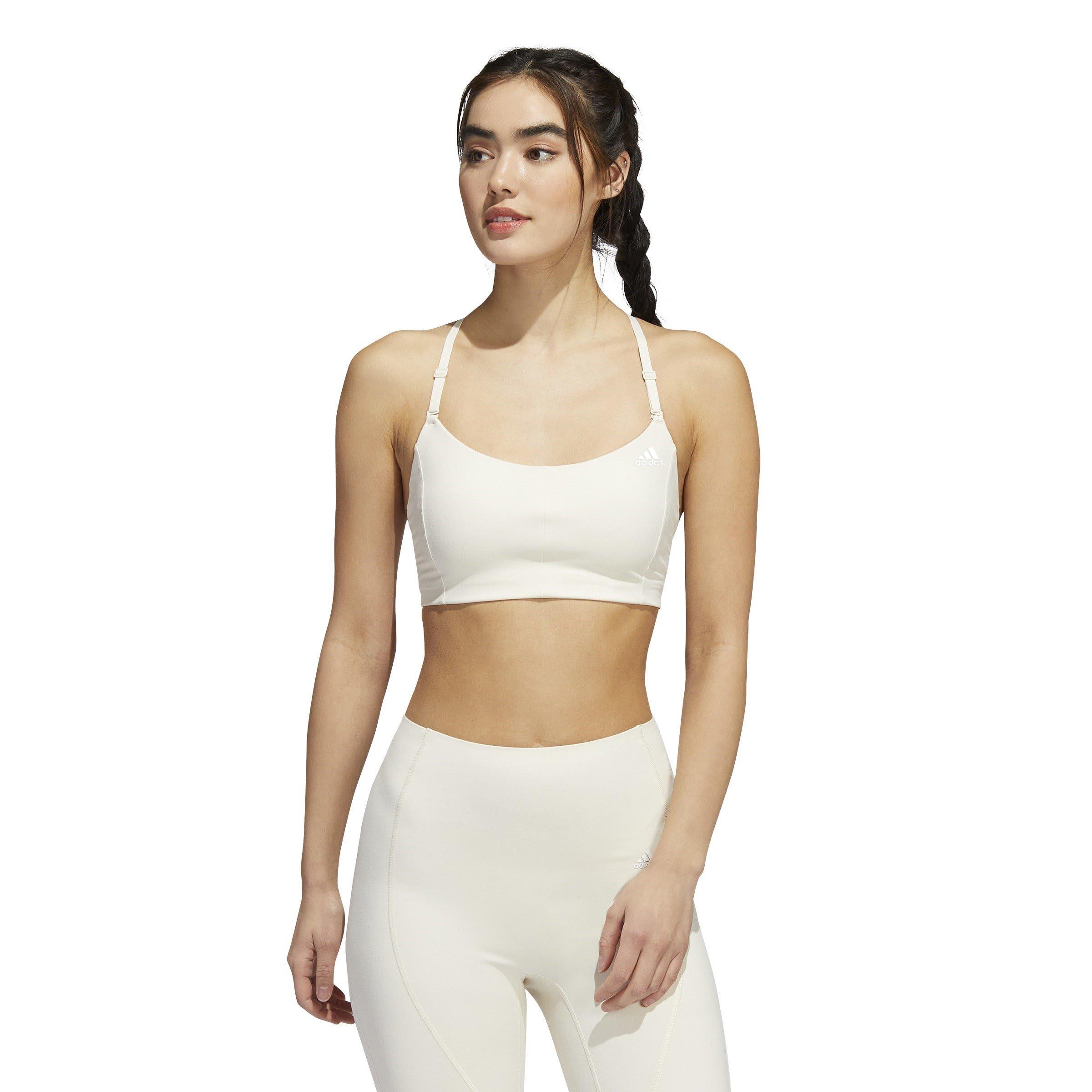 Hvid - adidas - Women's Yoga Low Impact Sports Bra - 3