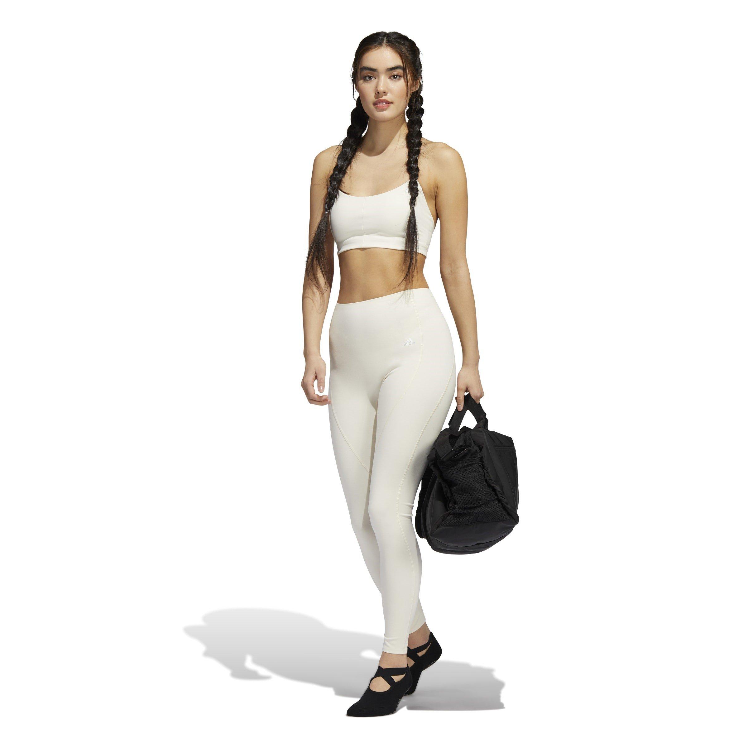 Hvid - adidas - Women's Yoga Low Impact Sports Bra - 8