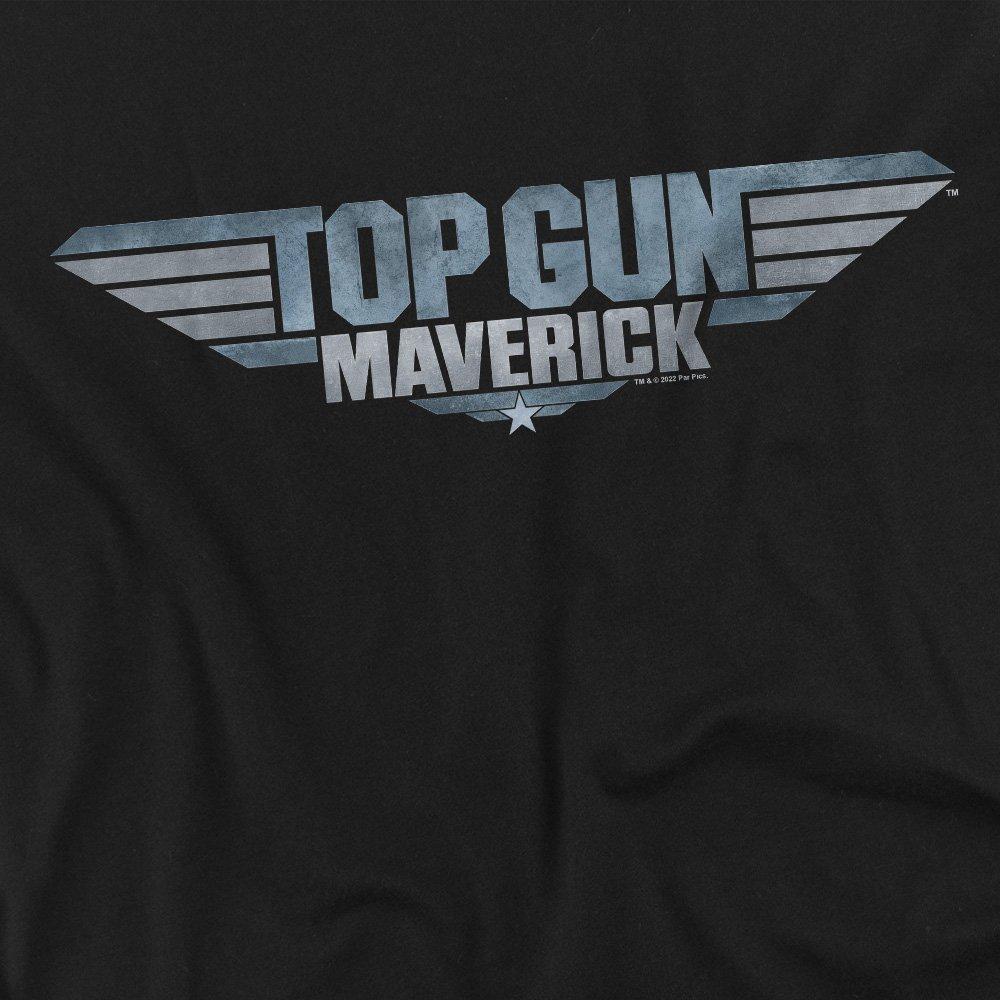 Black - Top Gun - Top Gun: Maverick Maverick Logo Mens Long Sleeve T - 2