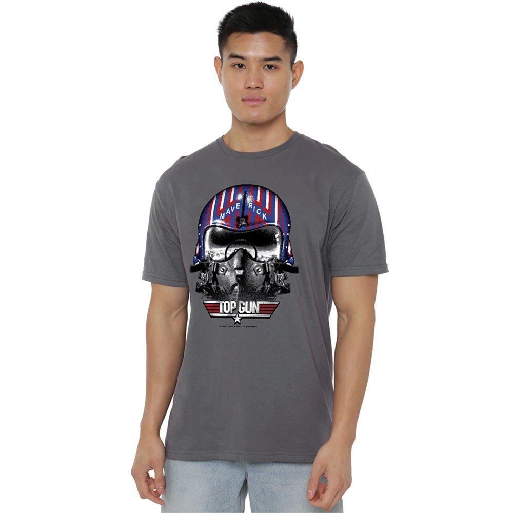 Charcoal - Top Gun - Top Gun Maverick Helmet T-Shirt  Charcoal - 1