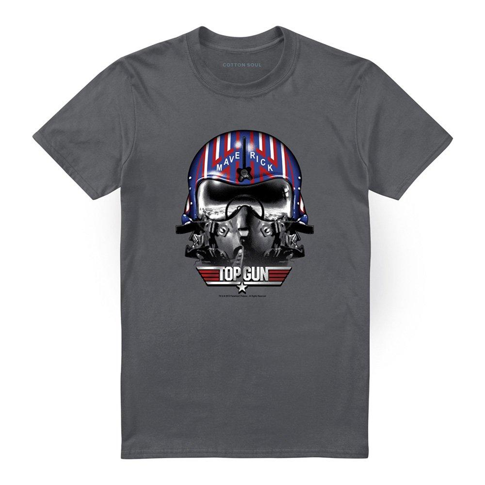 Charcoal - Top Gun - Top Gun Maverick Helmet T-Shirt  Charcoal - 4