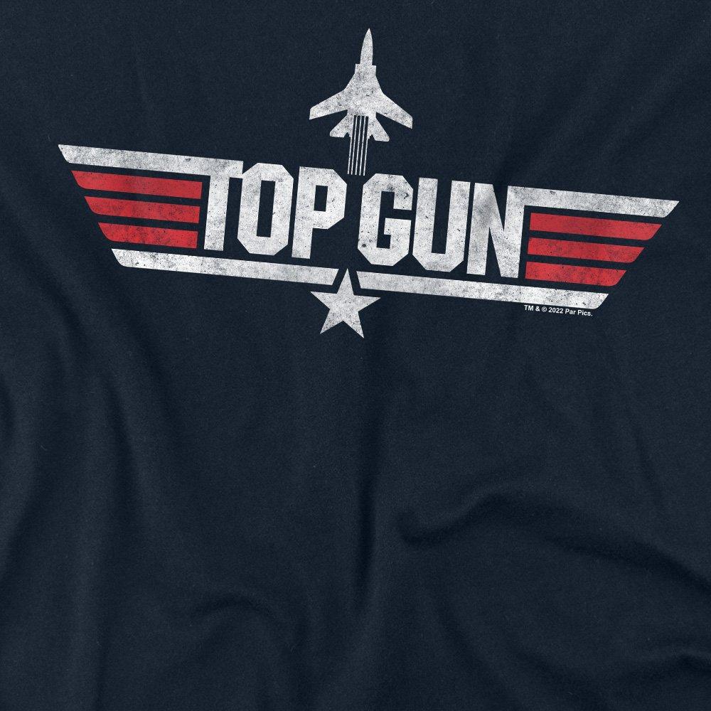 Navy - Top Gun - Paramount Top Gun Logo Navy Mens Long Sleeve T Sh - 2
