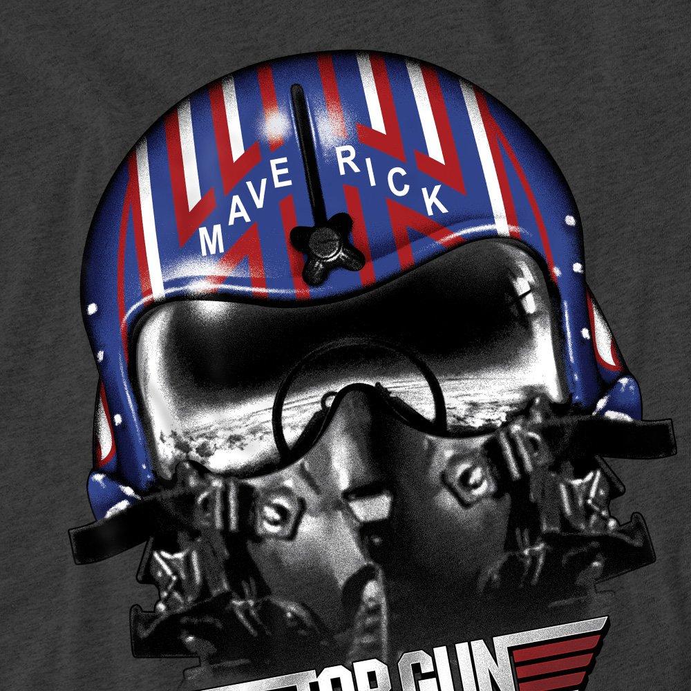 Charcoal - Top Gun - Top Gun Maverick Helmet T-Shirt  Charcoal - 2