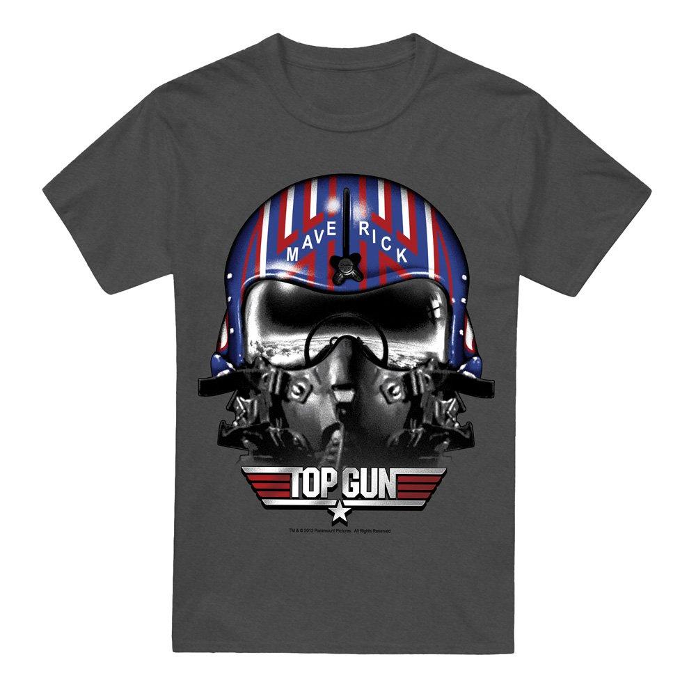 Charcoal - Top Gun - Top Gun Maverick Helmet T-Shirt  Charcoal - 4