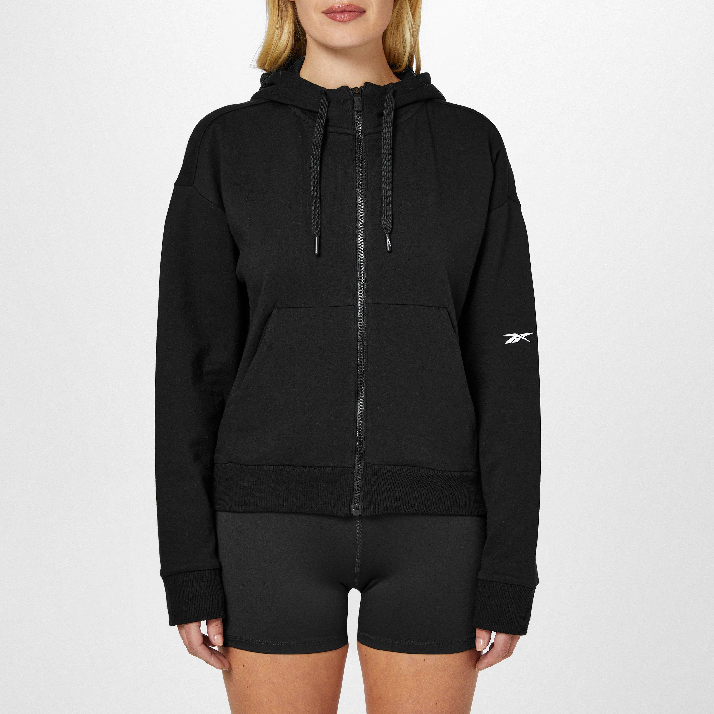 Schwarz - Reebok - Women's Dreamblend Cotton Zipped Performance Hoodie - 1