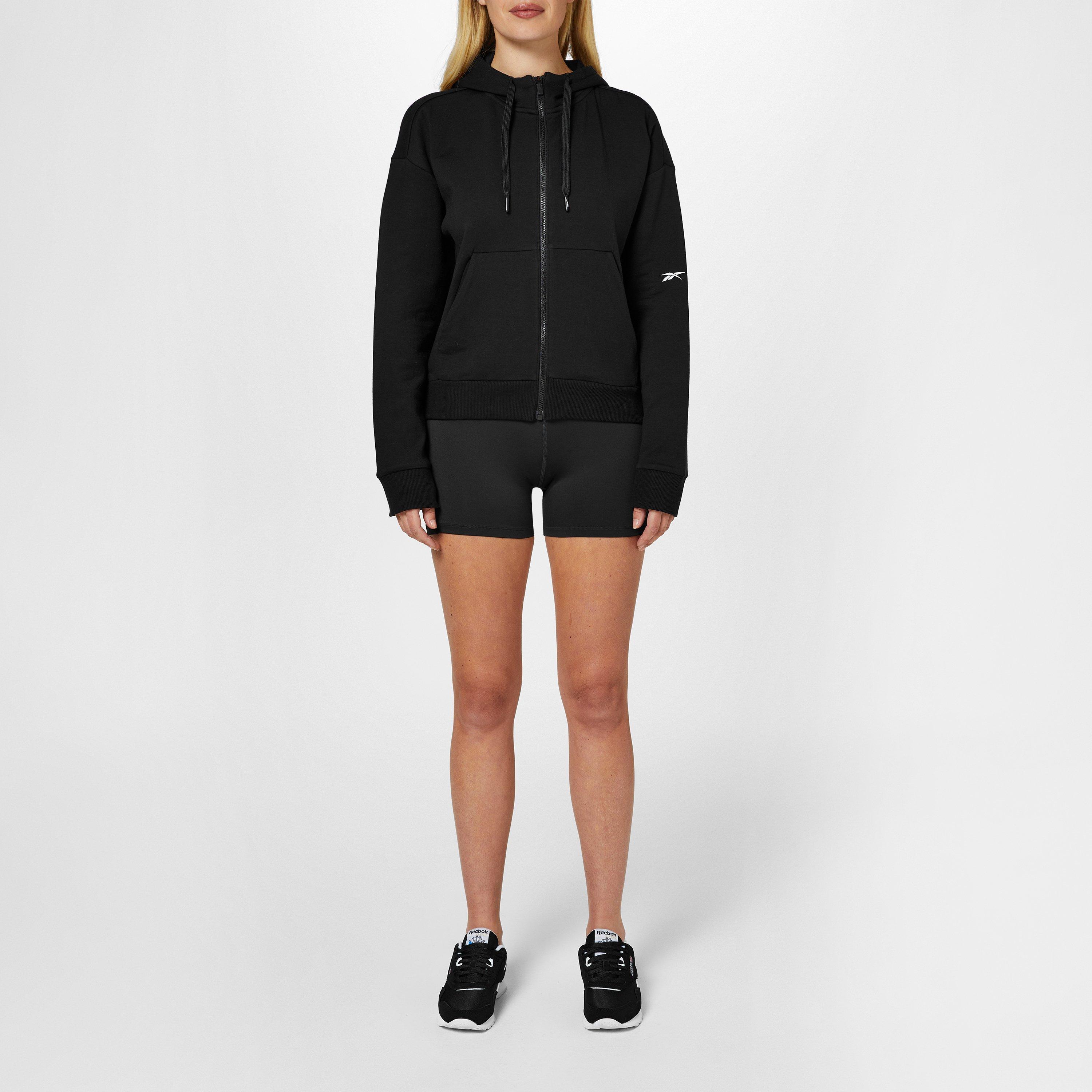 Schwarz - Reebok - Dreamblend Cotton Zipped Performance Hoodie - 4