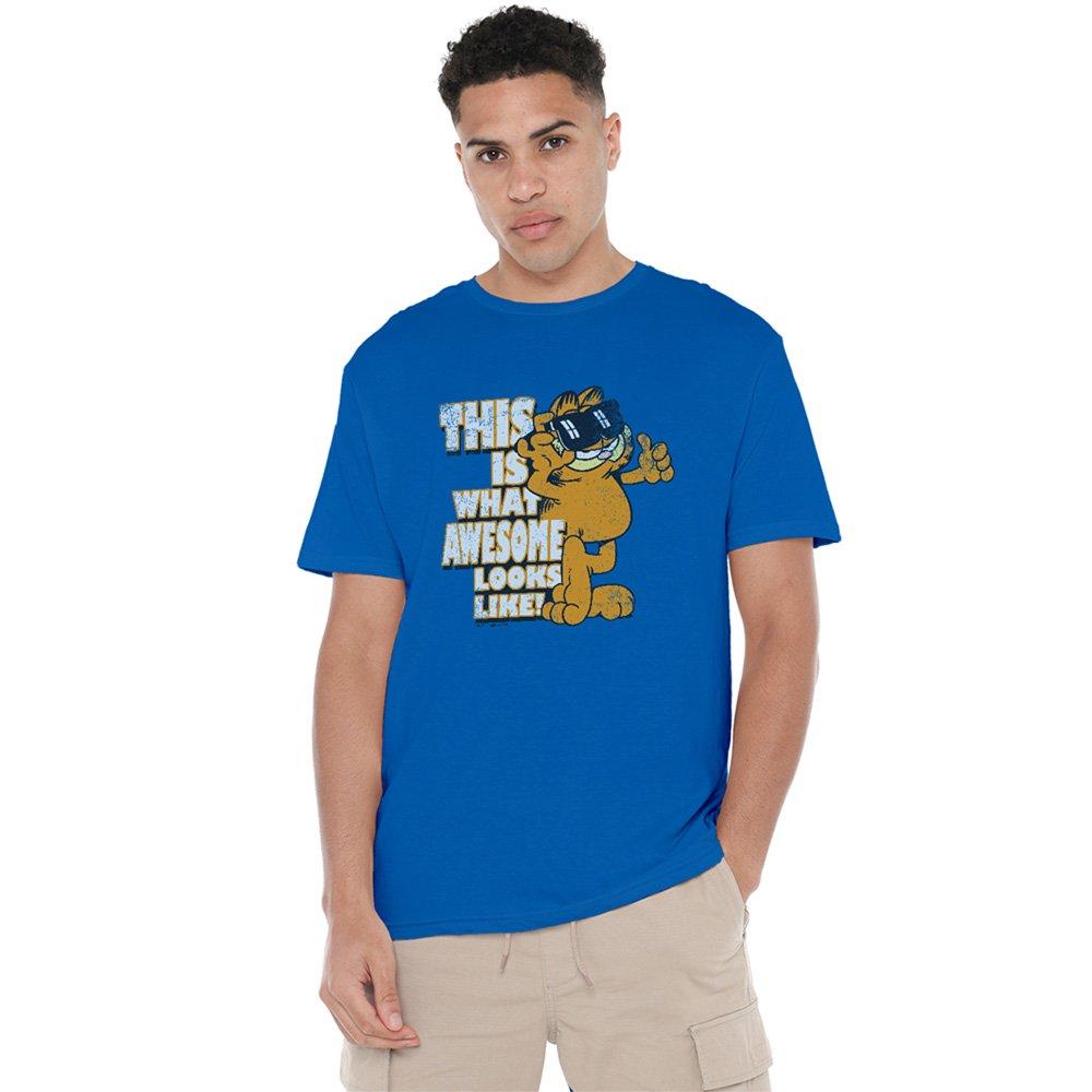 Royal - Garfield - Garfield Awesome Unisex T Shirt Royal Blue - 1
