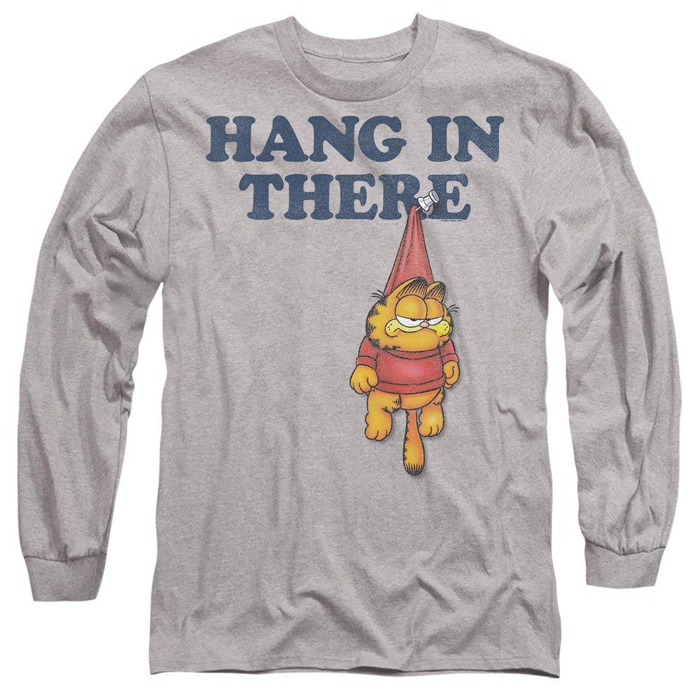 Grey - Garfield - Garfield Hang In There Long Sleeve T-Shirt Athlet - 1