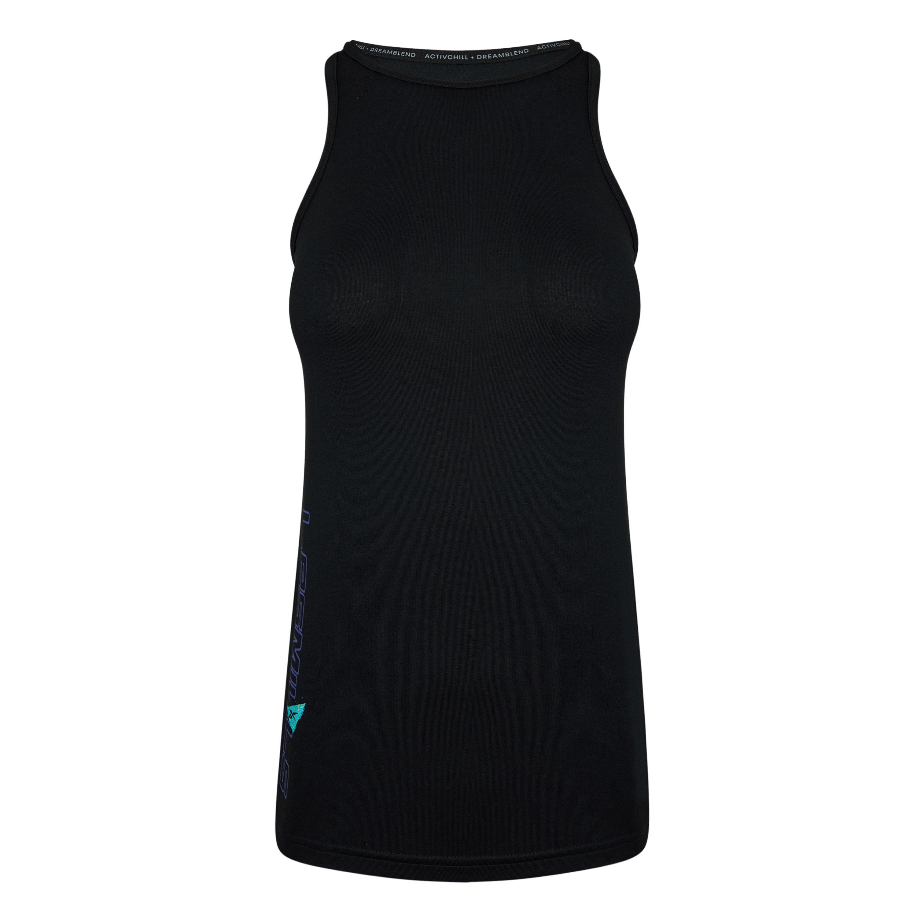Noir - Reebok - Women's Les Mills Activchill Dreamblend Performance Gym Vest - 1