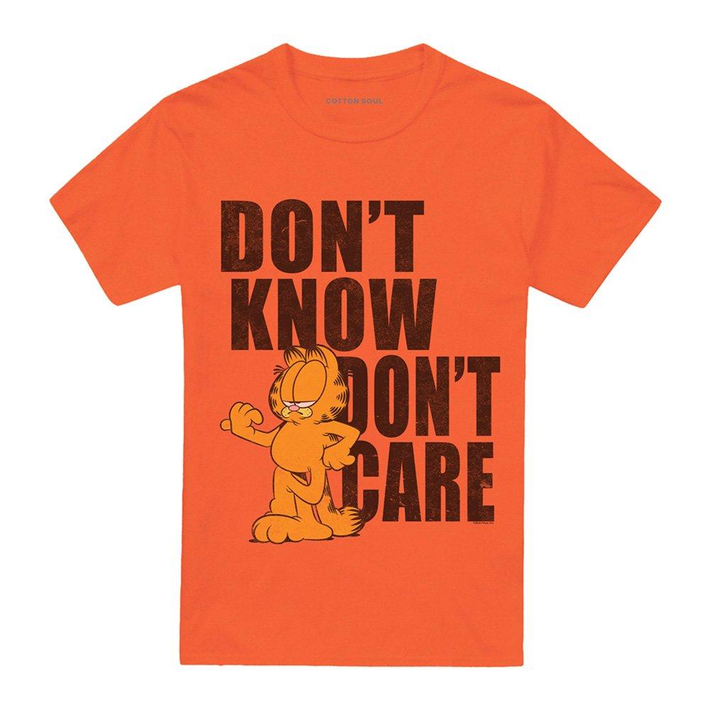 Orange - Garfield - Garfield DonT Know DonT Care Unisex T Shirt Ora - 4
