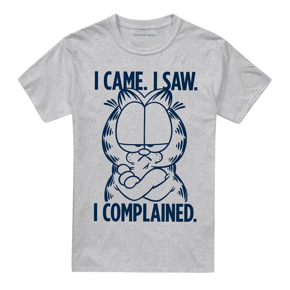 Grey - Garfield - Garfield I Complained T Shirt Athletic Heather - 4