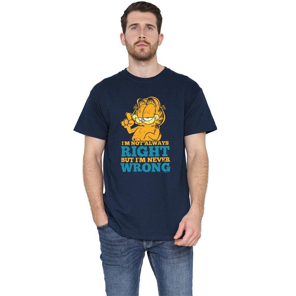 Navy - Garfield - Garfield Never Wrong T Shirt Navy - 1