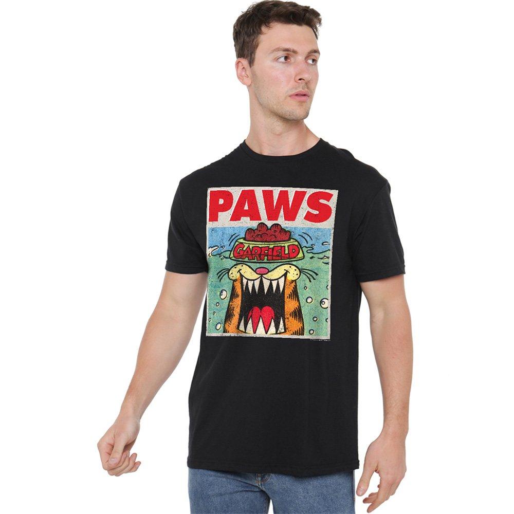 Black - Garfield - Garfield Paws T-Shirt Black - 1