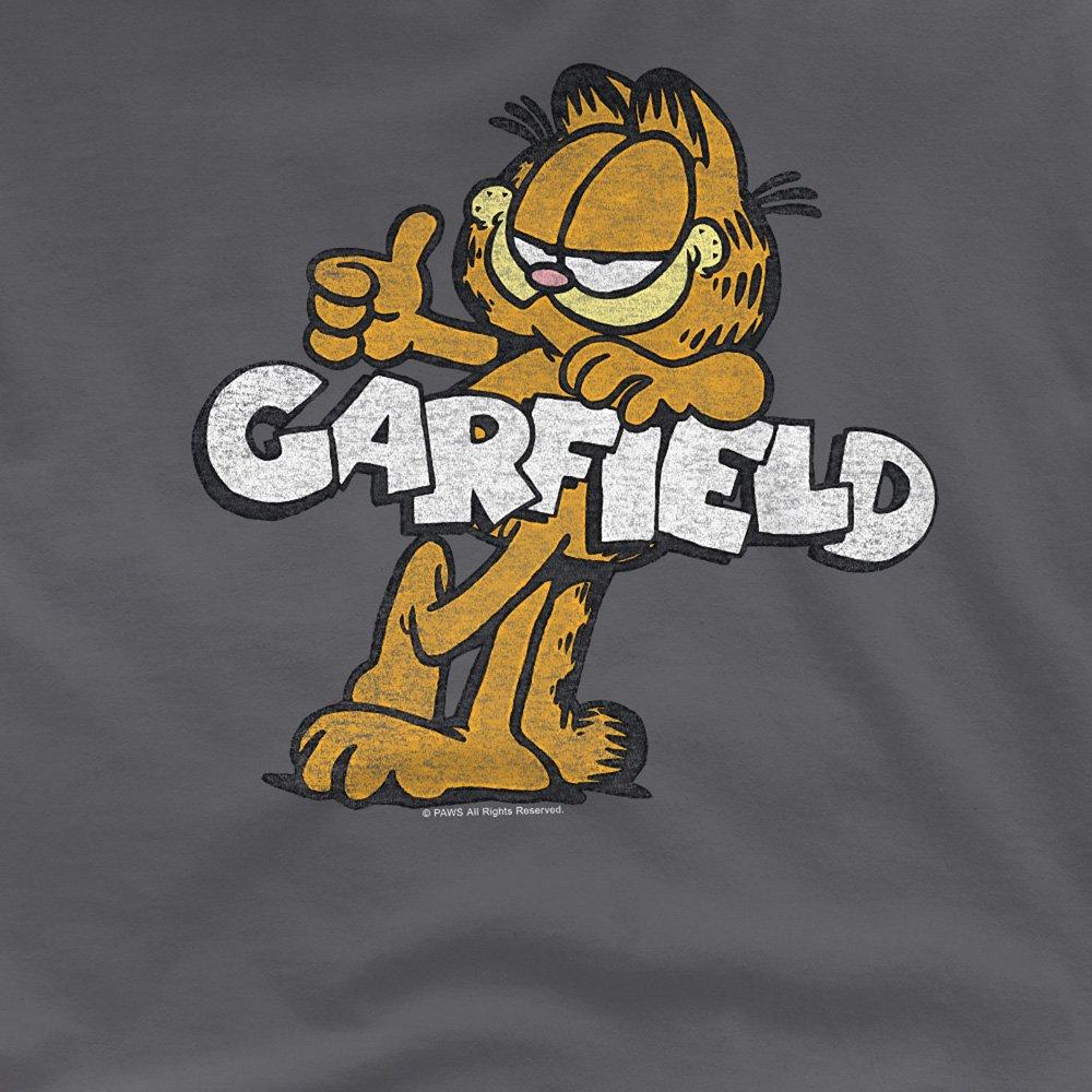 Charcoal - Garfield - Garfield Retro Garf T-Shirt  Charcoal - 2