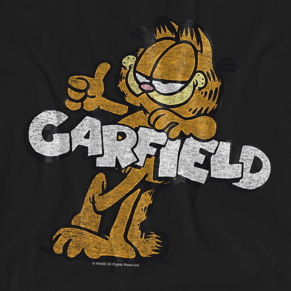 Black - Garfield - Garfield Retro Garf Ladies T Shirt Black - 2