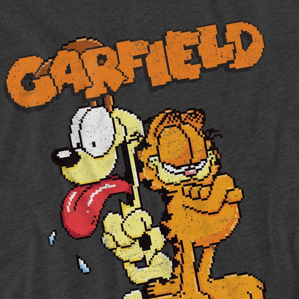 Charcoal - Garfield - Garfield Garfield The Game T-Shirt-Charcoal - 2