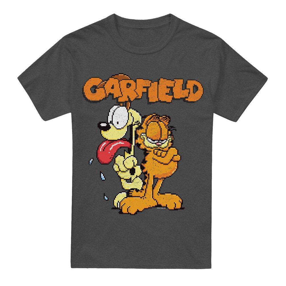 Charcoal - Garfield - Garfield Garfield The Game T-Shirt-Charcoal - 4