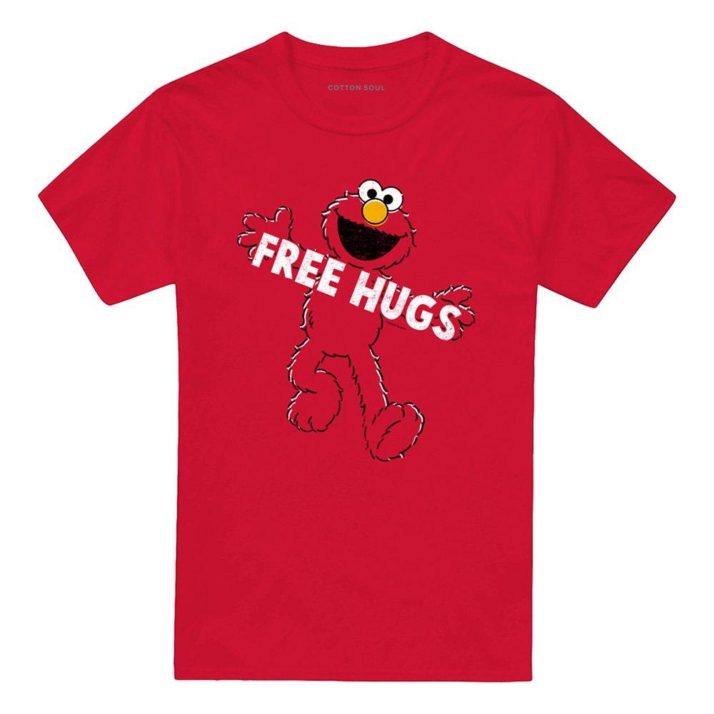 Red - Sesame Street - Sesame Street Free Hugs T Shirt Red - 4
