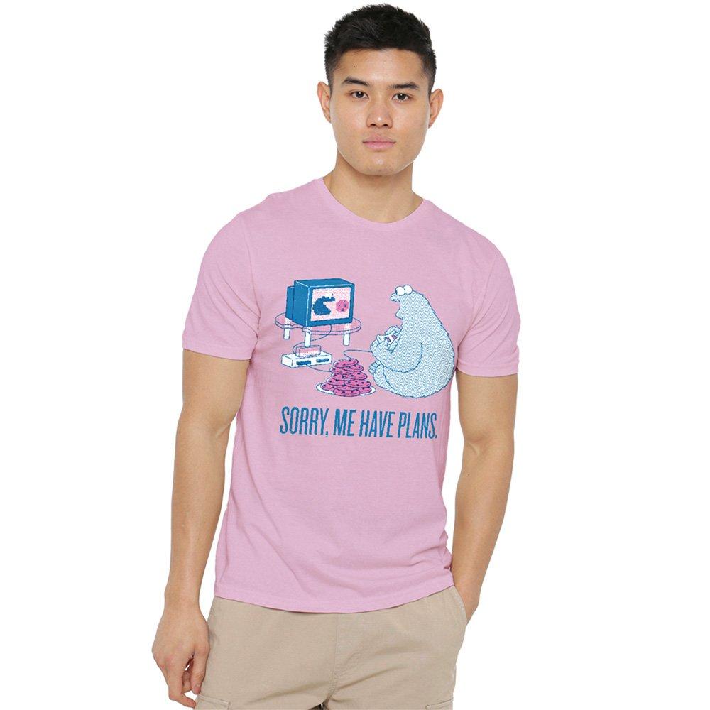 Pink - Sesame Street - Sesame Street Cookie Monster Me Have Plans T Shirt - 1