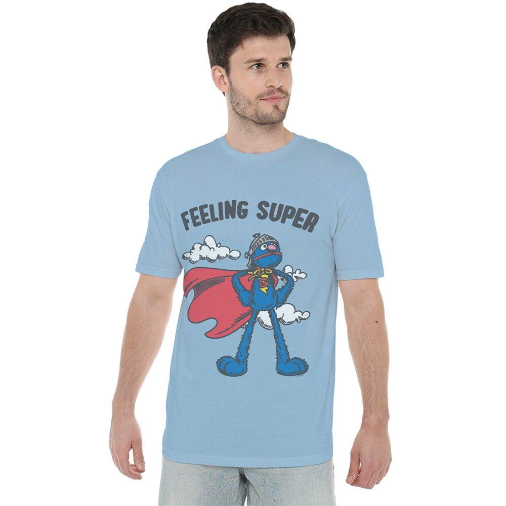 Light Blue - Sesame Street - Sesame Street The Grover Kent T Shirt Light Blue - 1