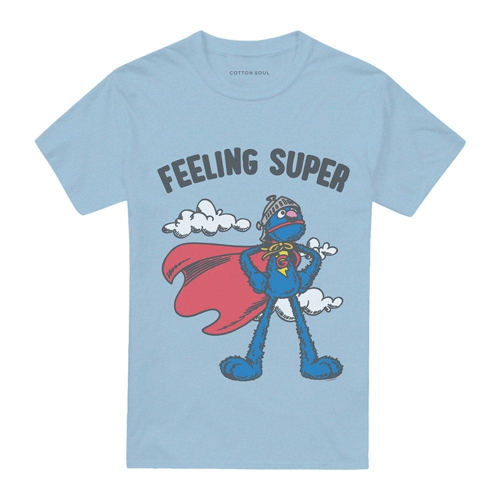 Light Blue - Sesame Street - Sesame Street The Grover Kent T Shirt Light Blue - 4