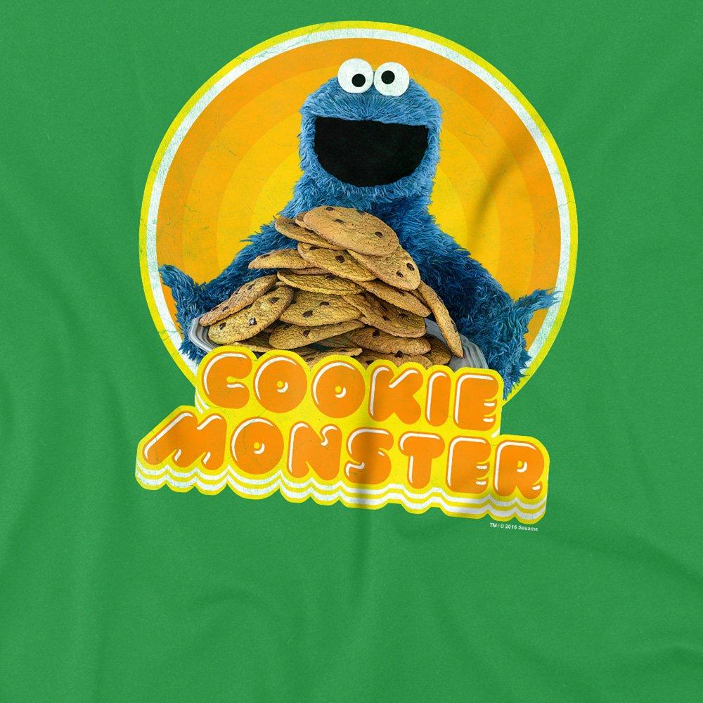 Green - Sesame Street - Sesame Street Cookie Iron On T Shirt Kelly Green - 2
