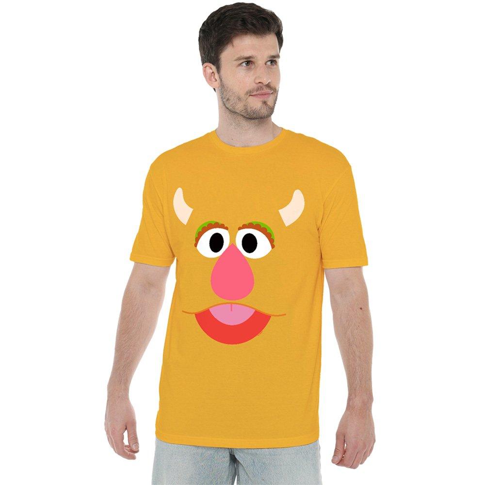 Gold - Sesame Street - Sesame Street Freddy Face T Shirt Gold - 1