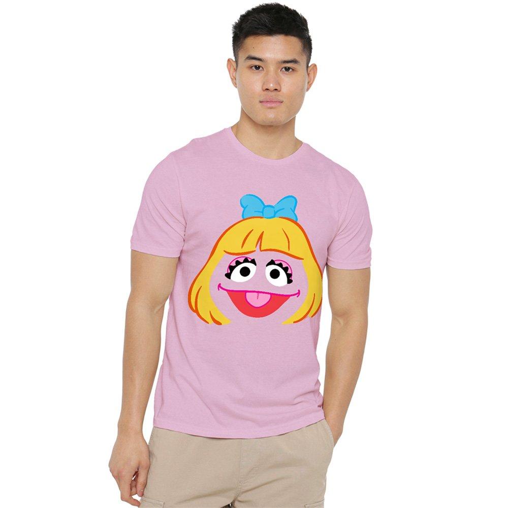 Pink - Sesame Street - Sesame Street Prairie Dawn Face T Shirt Pink - 1