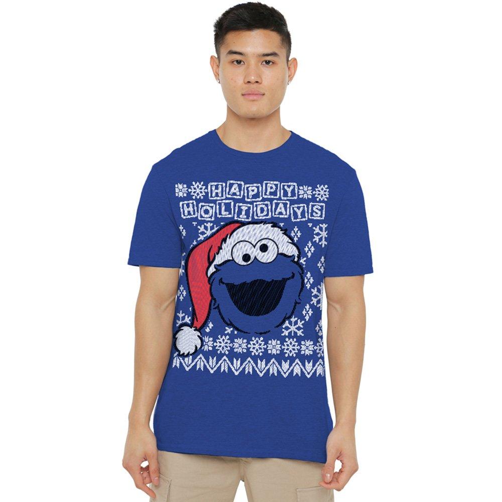 Royal - Sesame Street - Sesame Street Cookie Monster Ugly Christmas T-Shir - 1