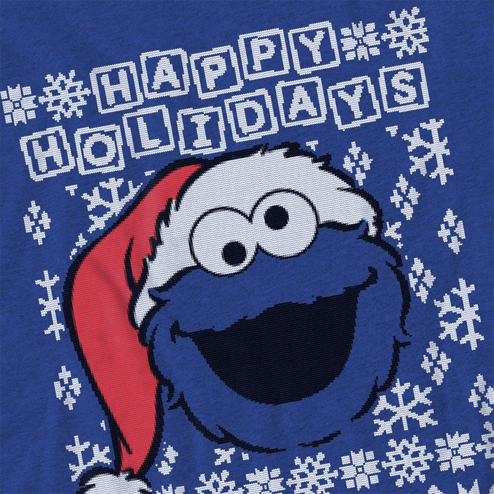 Royal - Sesame Street - Sesame Street Cookie Monster Ugly Christmas T-Shir - 2