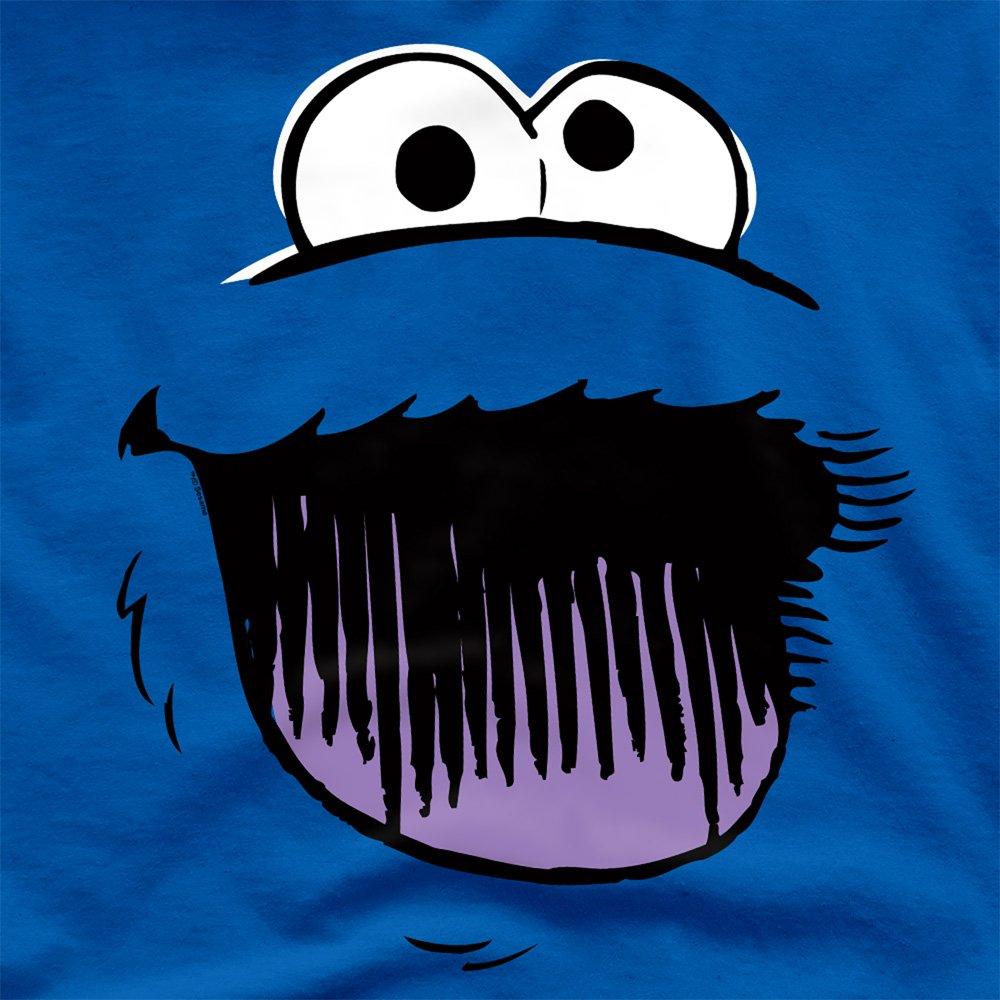 Royal - Sesame Street - Sesame Street Cookie Monster Retro Sketch Face T S - 2