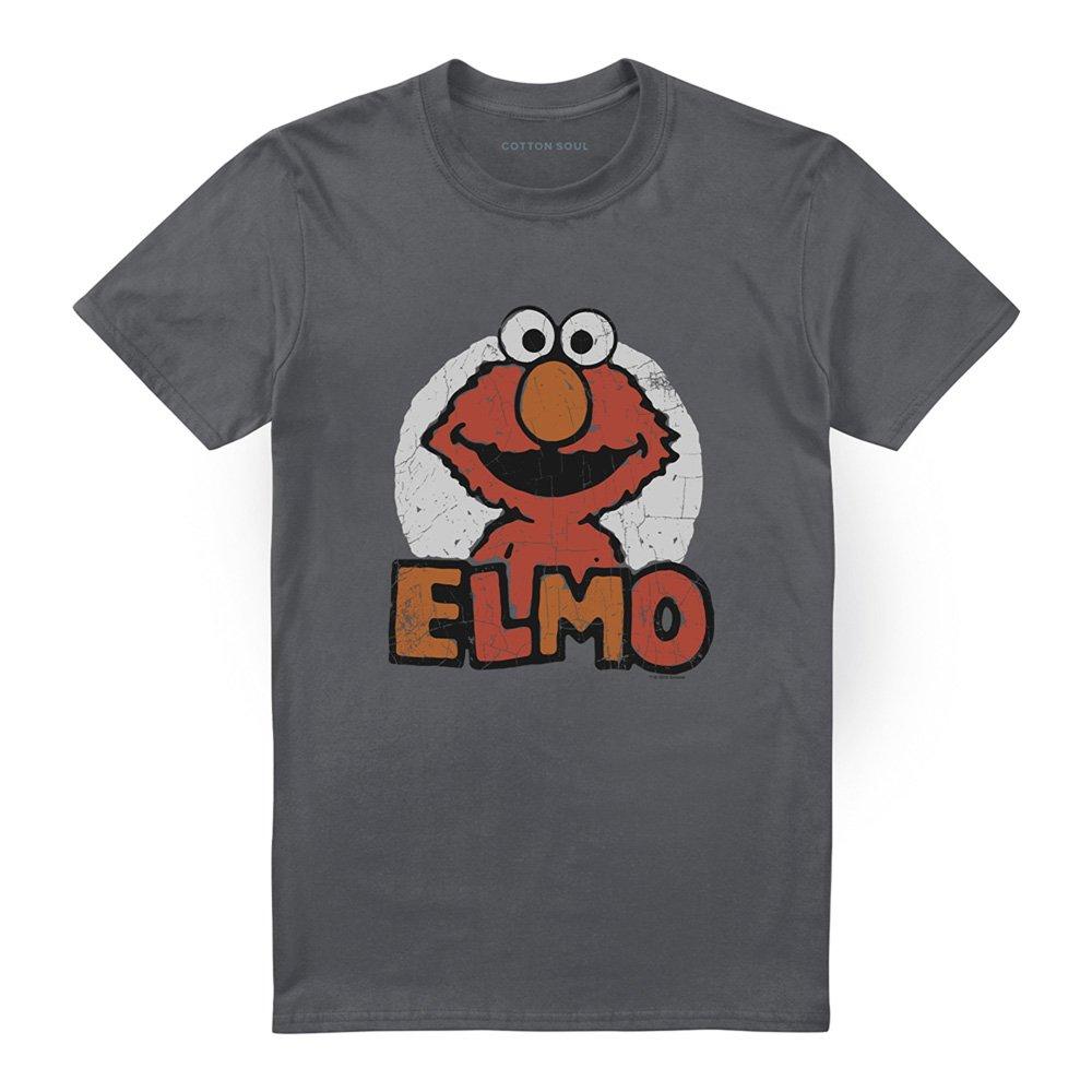 Charcoal - Sesame Street - Sesame Street Elmo Name T Shirt Charcoal - 4