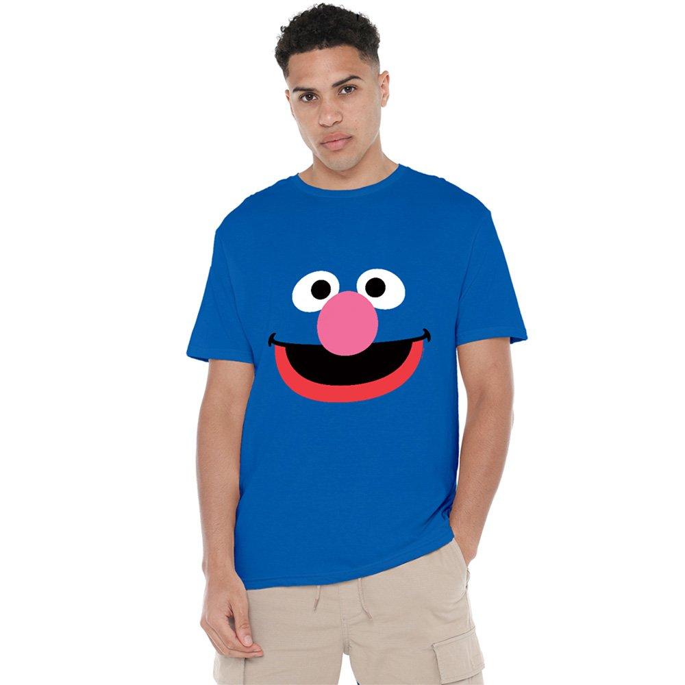 Royal - Sesame Street - Sesame Street Grover Face T Shirt Royal - 1