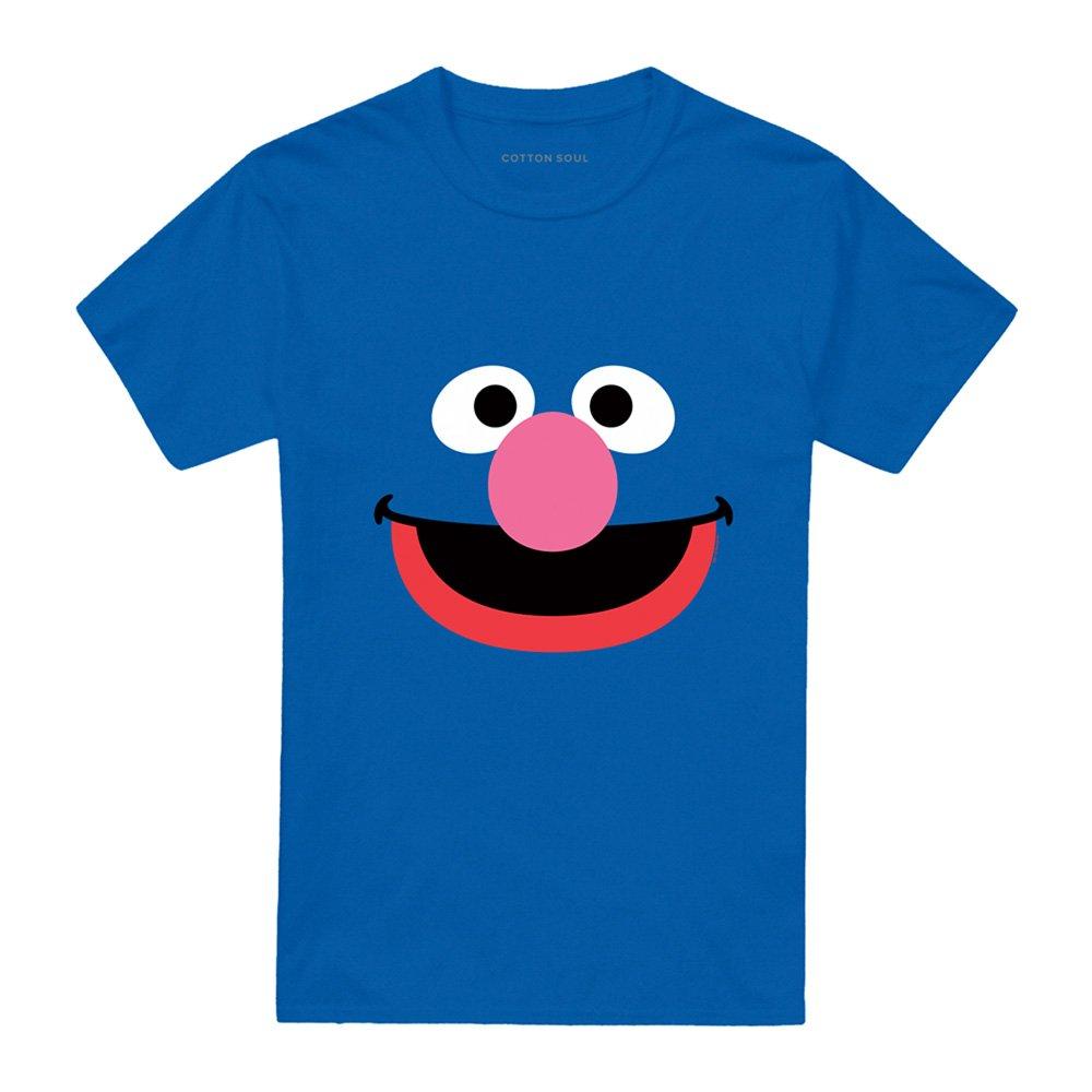 Royal - Sesame Street - Sesame Street Grover Face T Shirt Royal - 4