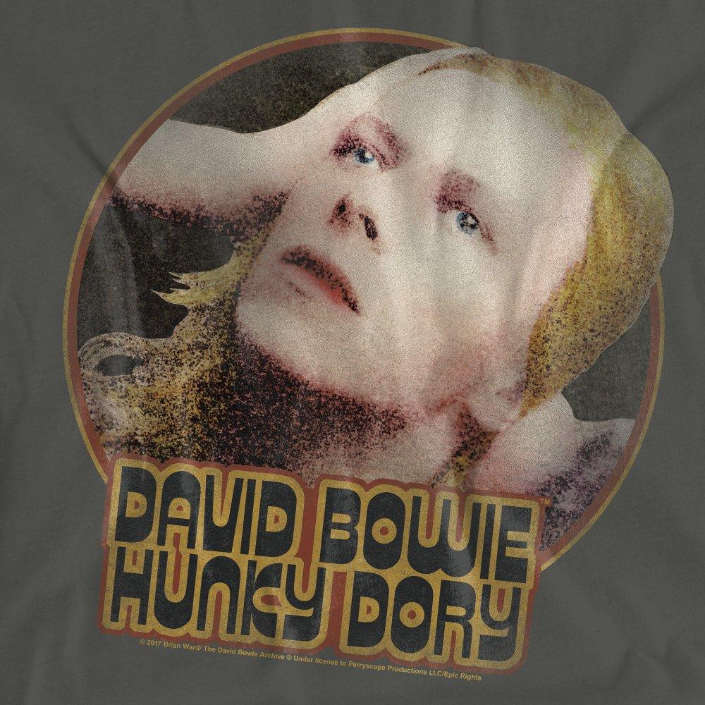 Charcoal - David Bowie - David Bowie Hunky Dory Circle T-Shirt Charcoal - 2