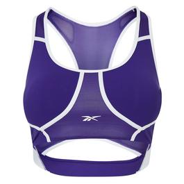 Reebok Lux Racer Colorblocked Padded Bra Womens Medium Impact Sports