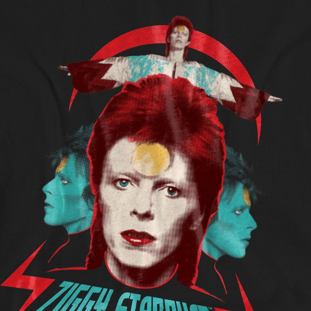 Black - David Bowie - David Bowie Ziggy Heads T-Shirt Black - 2