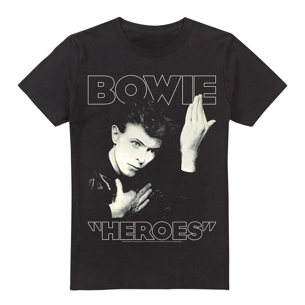 Black - David Bowie - David Bowie Heroes Cover Unisex T Shirt Black - 4