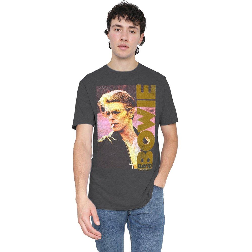 David Bowie Men's Smallokin T-Shirt- Charcoal - XL